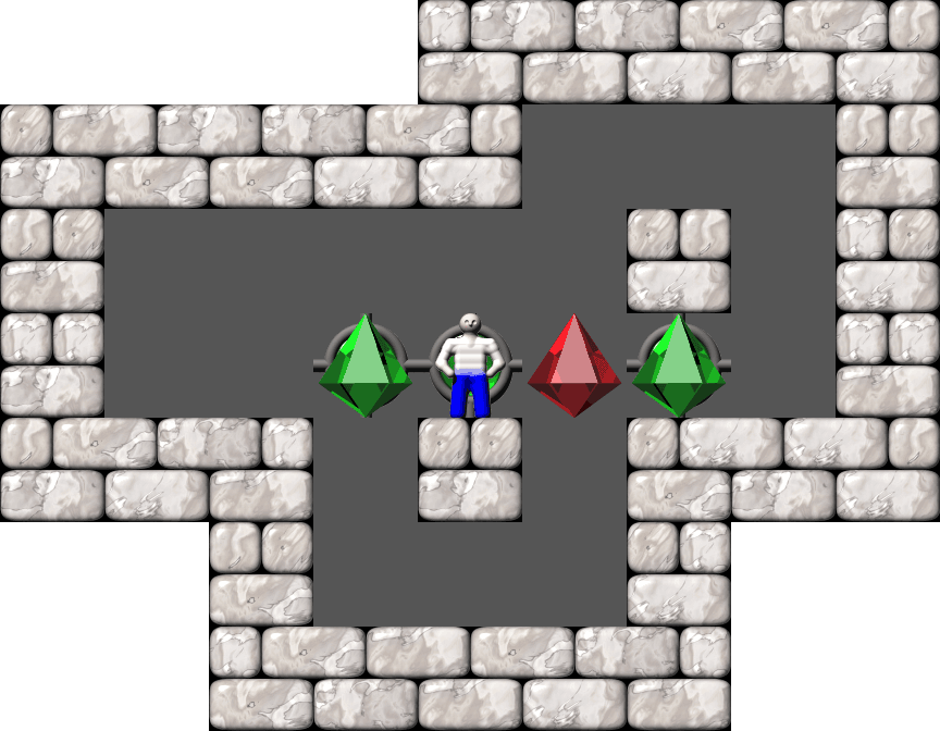 Sokoban Funny Template Levels level 62